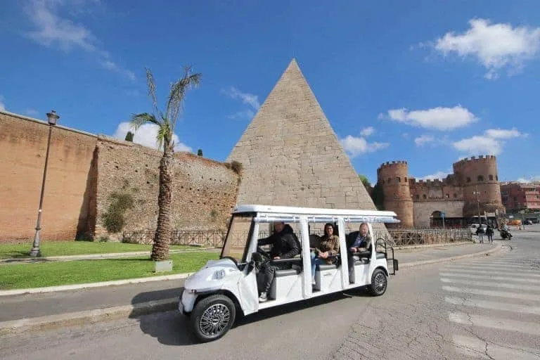 Golfcart Piramidecestio