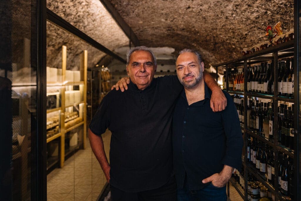 Tourists enjoying traditional Italian food on a golf cart during a Rome food tour.
