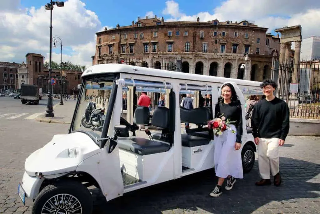 Golf Cart Tour Of Rome Seven Seater