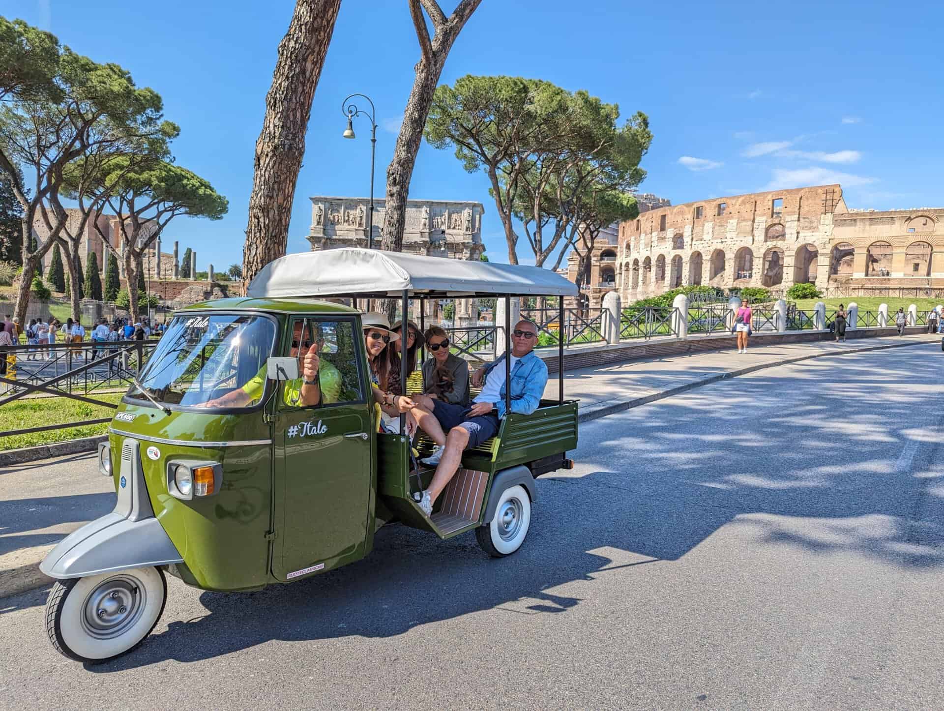 ETuk & Golf Cart Tours Rome - Italy | Guided & Sustainable tours