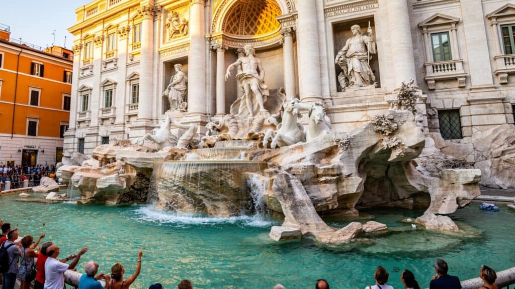 Piazzas And Fountains Rome
