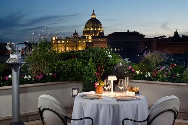 Romantic Restaurants Rome