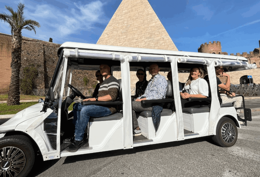 Golf cart corporate tour