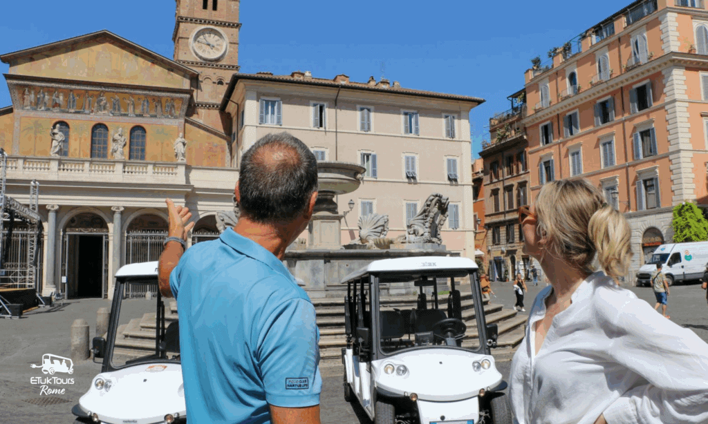 Golf cart tour rome history