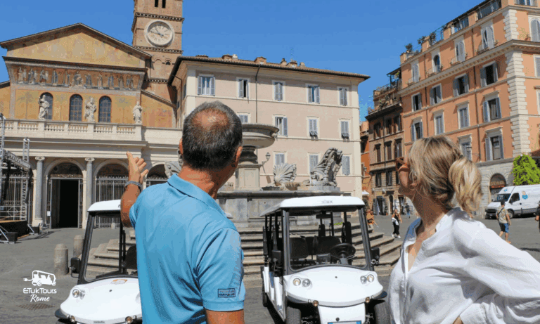 Golf cart tour rome history