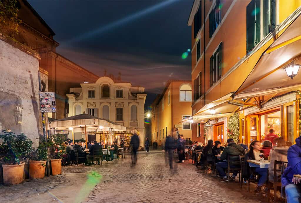 Trastevere dinner resturants
